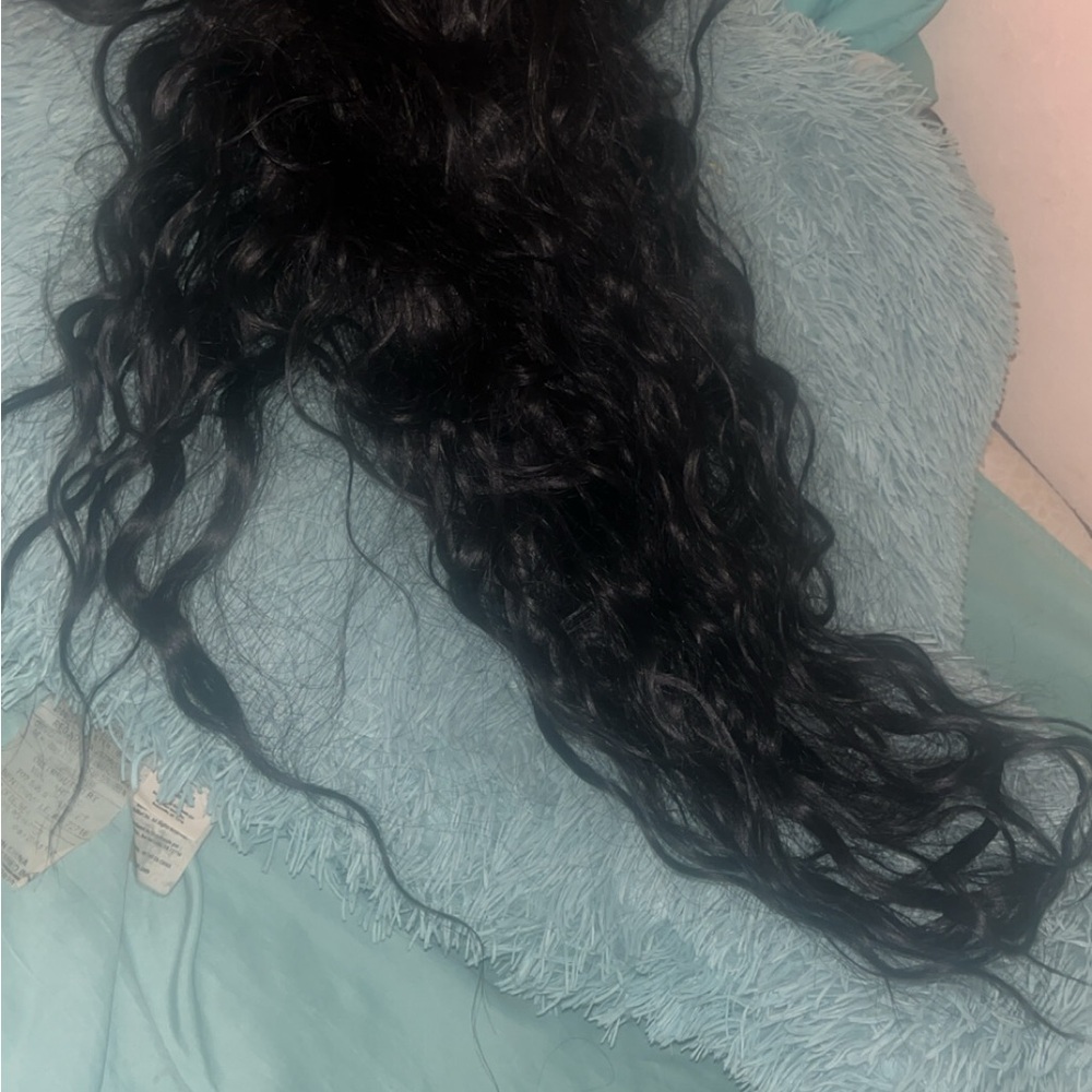 Black Curly Long Hair